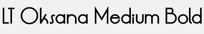 LT Oksana Medium Bold