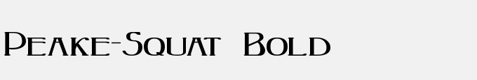 Peake-Squat Bold