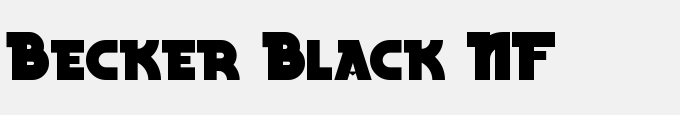 Becker Black NF
