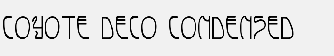 Coyote Deco Condensed