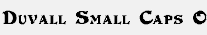 Duvall Small Caps Outline