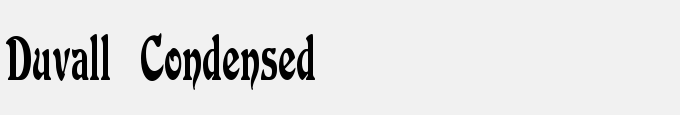 Duvall Condensed