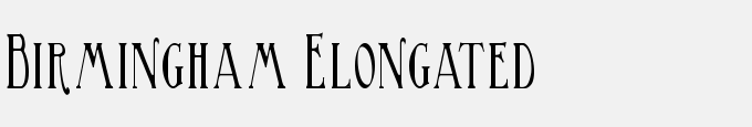 Birmingham Elongated