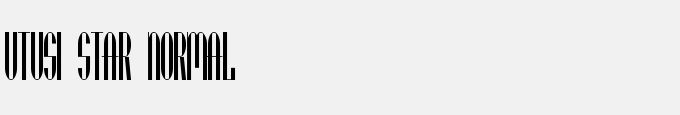 Utusi Star Normal