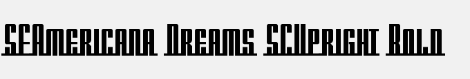 SF Americana Dreams SC Upright Bold