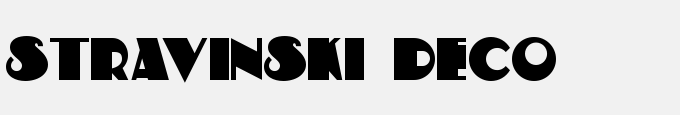 Stravinski Deco