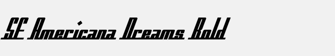 SF Americana Dreams Bold