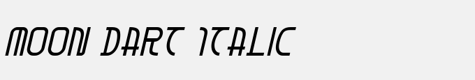 Moon Dart Italic