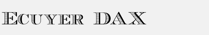 Ecuyer DAX