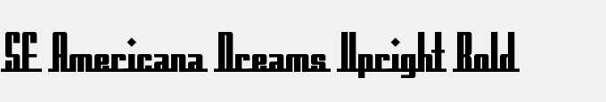 SF Americana Dreams Upright Bold
