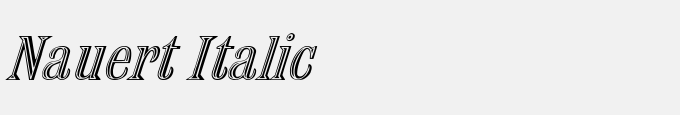 Nauert Italic