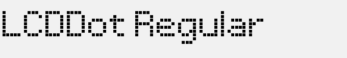 LCDDot Regular