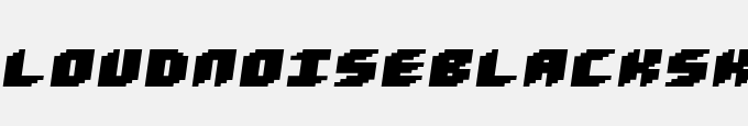 Loud Noise Black Skew