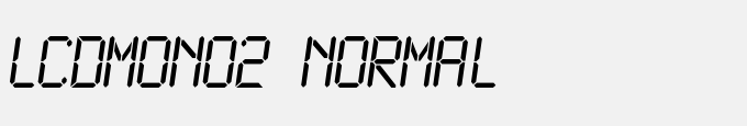 LCDMono2 Normal