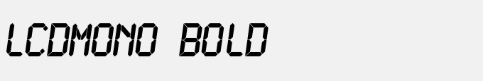 LCDMono Bold