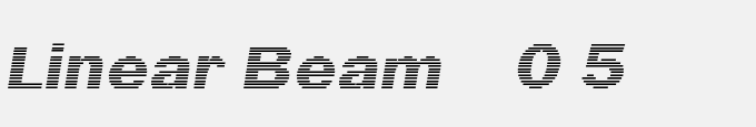 Linear Beam  0.5