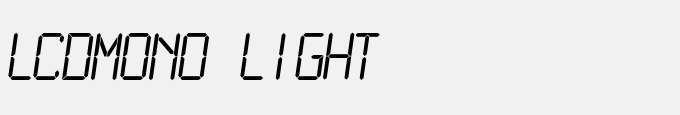 LCDMono Light