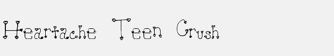 Heartache Teen Crush