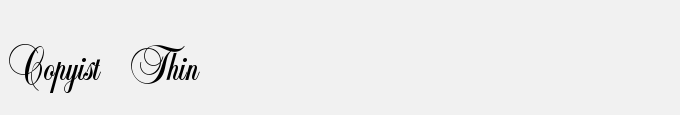 Copyist Thin