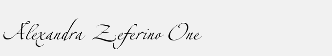 Alexandra Zeferino One