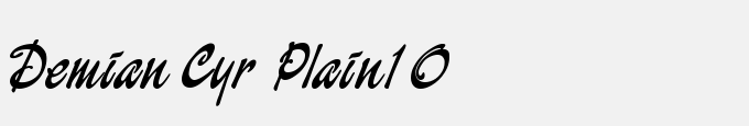 Demian Cyr Plain1.0