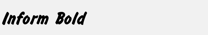 Inform Bold