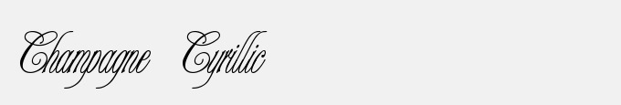 Champagne Cyrillic