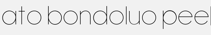 ATO Bondoluo Peek
