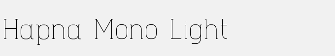 Hapna Mono Light