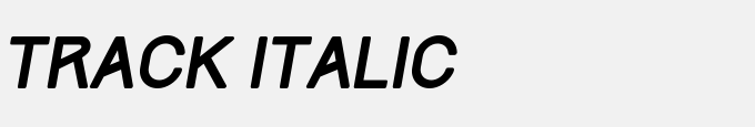 Track Italic