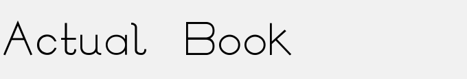 Actual Book