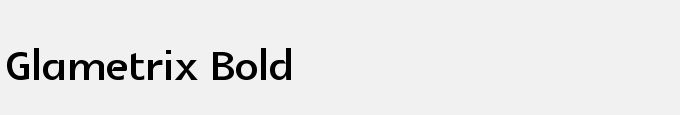 Glametrix Bold
