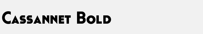 Cassannet Bold