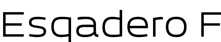 Esqadero FF CY 4F Font Download Free