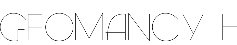 Geomancy Hairline Font Download Free