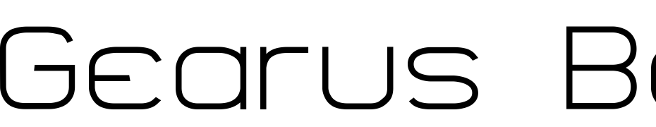 Gearus Book Font Download Free