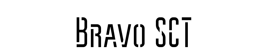 Bravo SCT cкачати шрифт безкоштовно