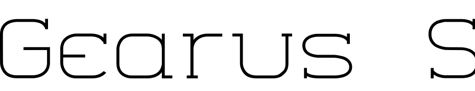 Gearus Serif Light Fuente Descargar Gratis