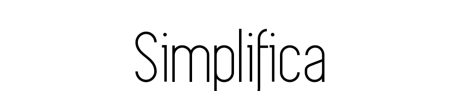 Simplifica Font Download Free