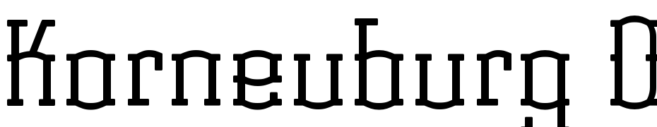 Korneuburg Display Regular Font Download Free