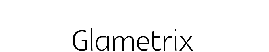 Glametrix Light Font Download Free