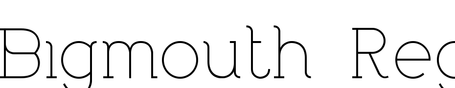 Bigmouth Font Download Free
