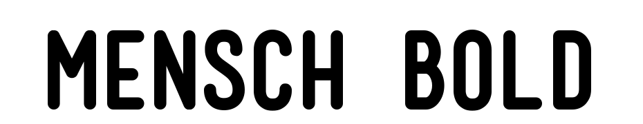 Mensch Bold Fuente Descargar Gratis