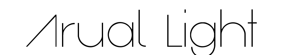 Arual Light cкачати шрифт безкоштовно