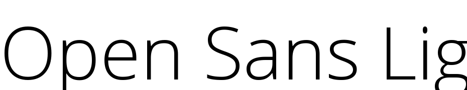 Open Sans Light Fuente Descargar Gratis