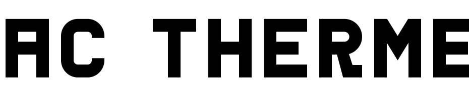 AC Thermes Solid Font Download Free