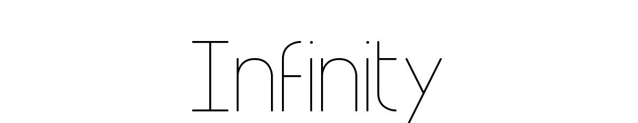 Infinity cкачати шрифт безкоштовно