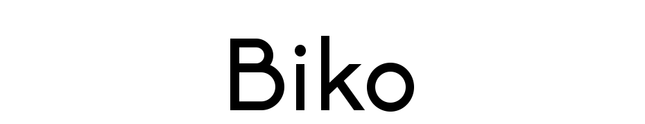 Biko Yazı tipi ücretsiz indir