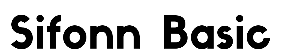 Sifonn Basic Font Download Free