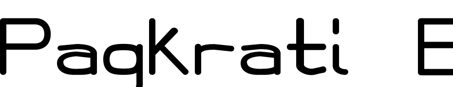 Pagkrati Bold Font Download Free